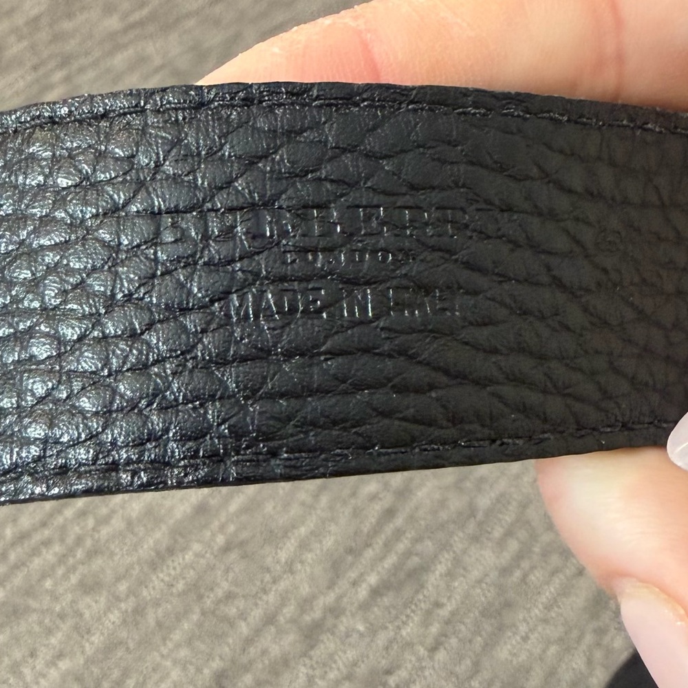 Burberry Leather Belt, Size M - Picture 8 of 9